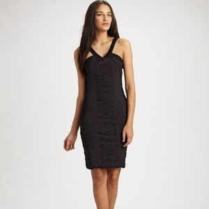 NWT Leifsdottir Ruched Black Dress Small